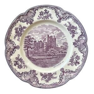 Johnson Brothers Old Britain Castles 10" Dinner Plate Blarney Castle Lavender